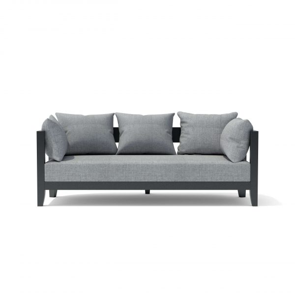 Anderson Teak Coronado Deep Seating Aluminum Sofa - Image 2