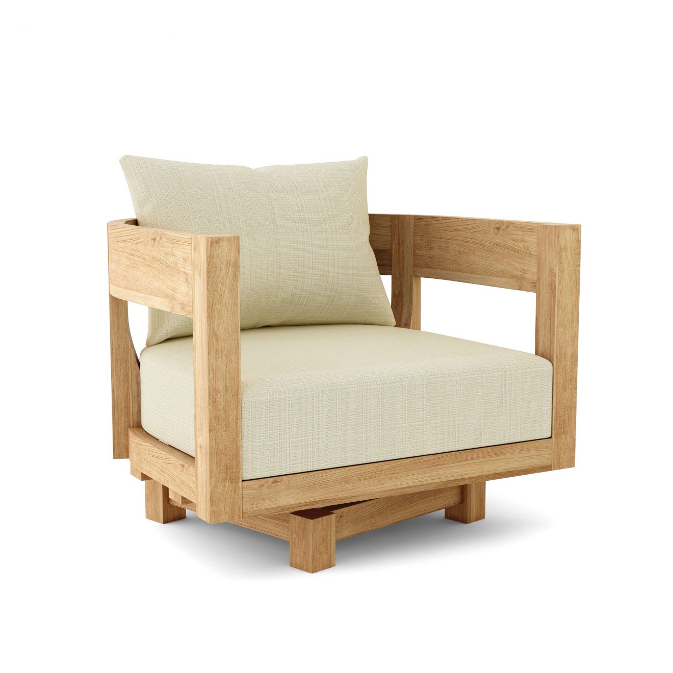 Anderson Teak Coronado Deep Seating Swivel Armchair - Luxurious Dwelling - Your Luxury Home Product Experts