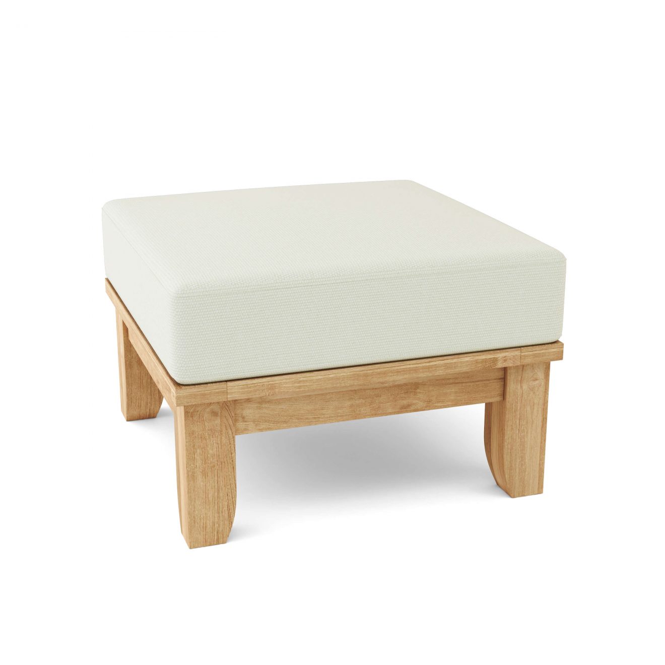 Anderson Teak Luxe Ottoman - Luxurious Dwelling - Your Luxury Home Product Experts