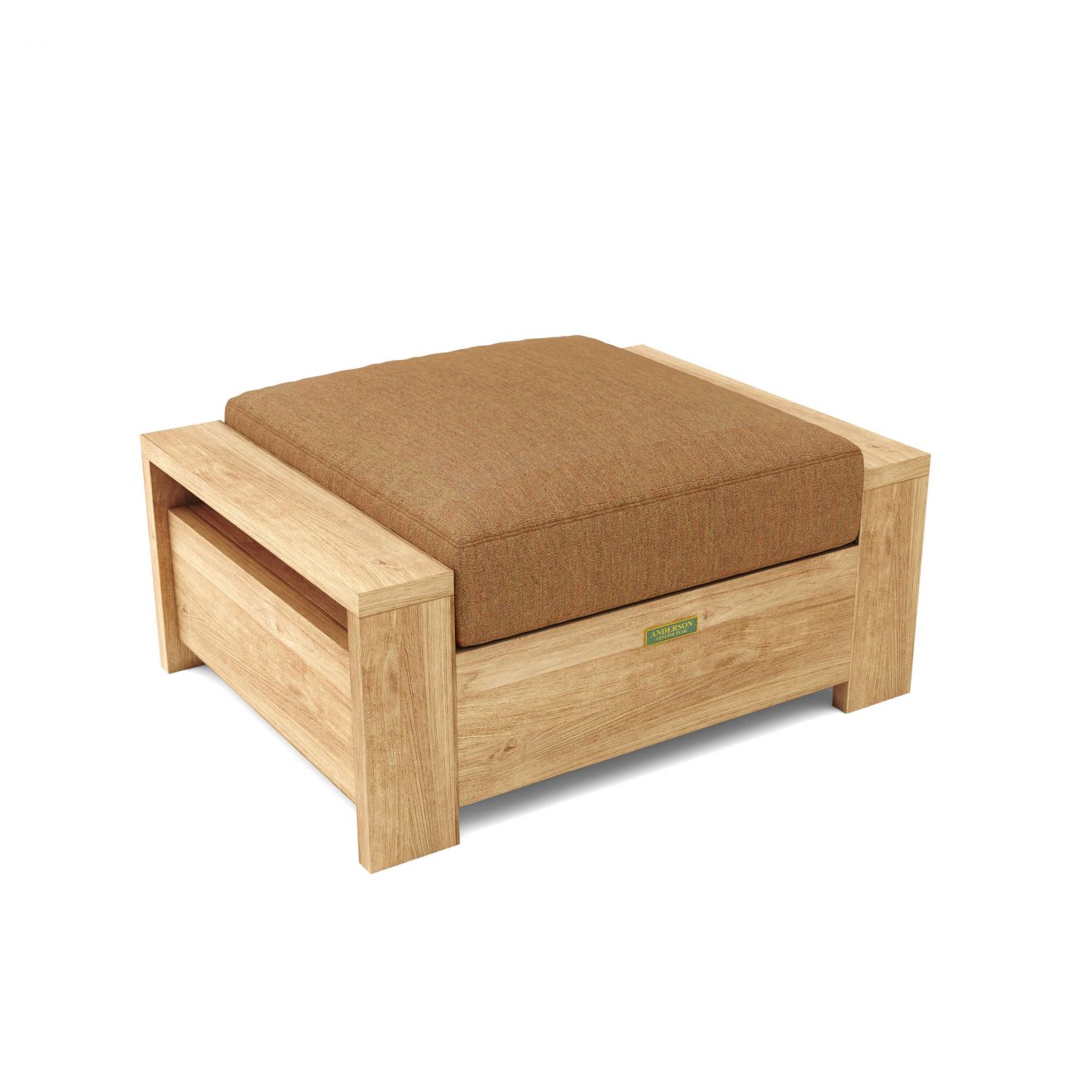 Anderson Teak Madera Ottoman - Luxurious Dwelling - Your Luxury Home Product Experts