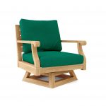 Anderson Teak Riviera Swivel Armchair + Cushion - Image 3