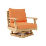 Anderson Teak Riviera Swivel Armchair + Cushion - Luxurious Dwelling - Your Luxury Home Product Experts