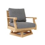 Anderson Teak Riviera Swivel Armchair + Cushion - Luxurious Dwelling - Your Luxury Home Product Experts