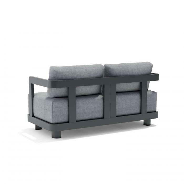 Anderson Teak Granada Deep Seating Aluminum Loveseat - Image 3