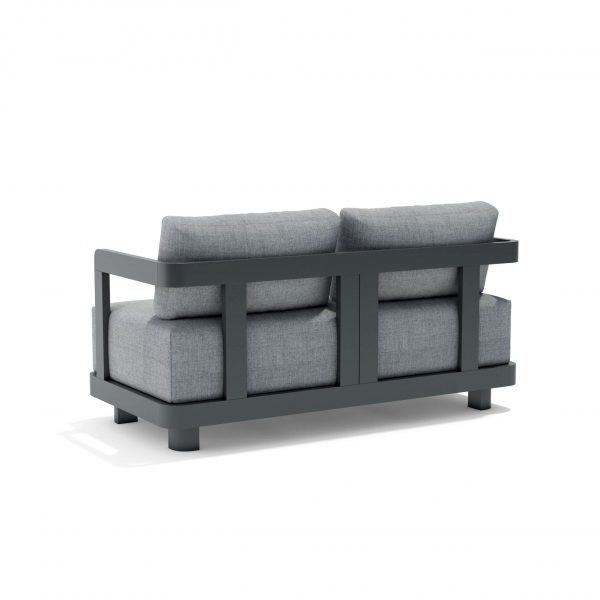 Anderson Teak Granada Deep Seating Aluminum Loveseat - Image 3