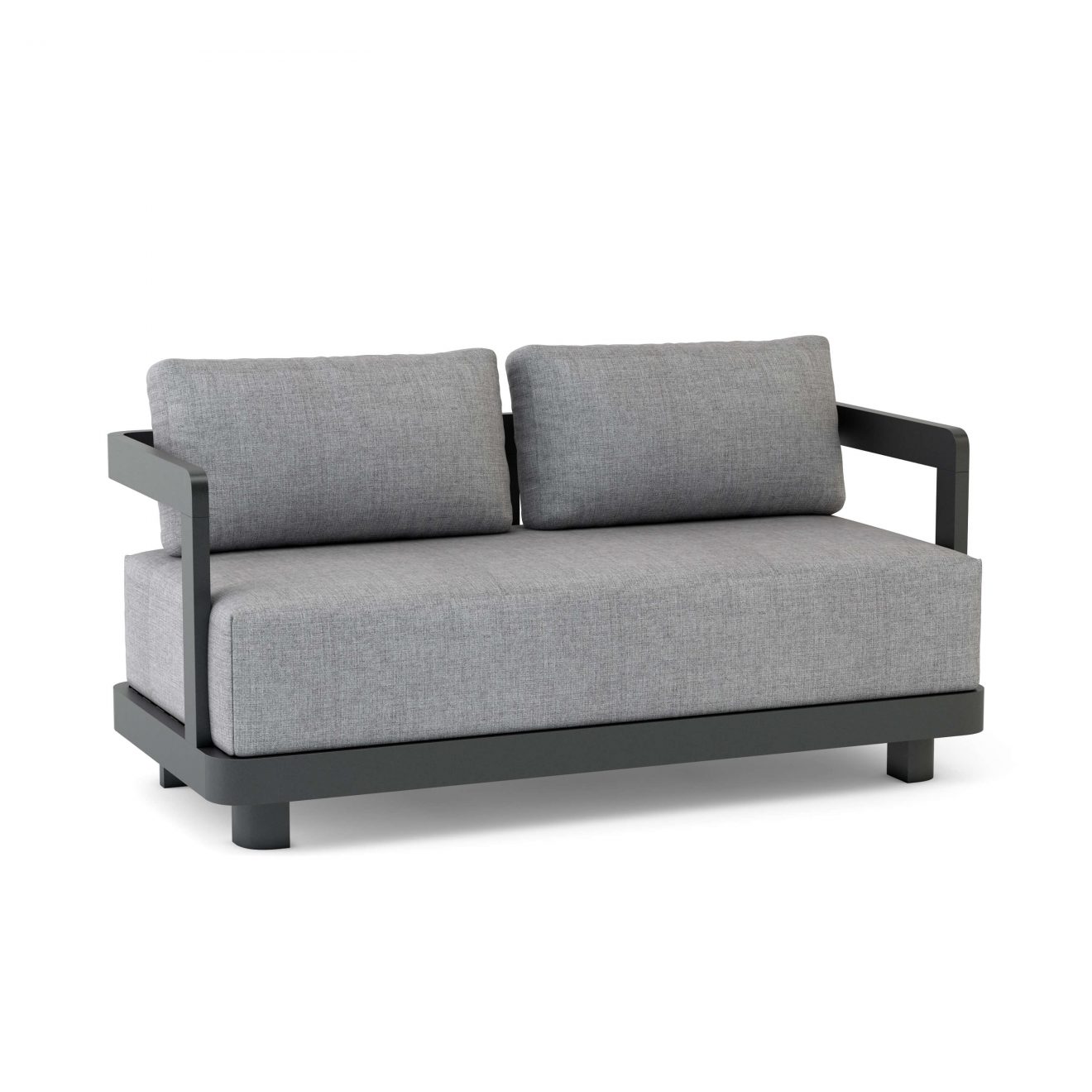 Anderson Teak Granada Deep Seating Aluminum Loveseat - Luxurious Dwelling - Your Luxury Home Product Experts