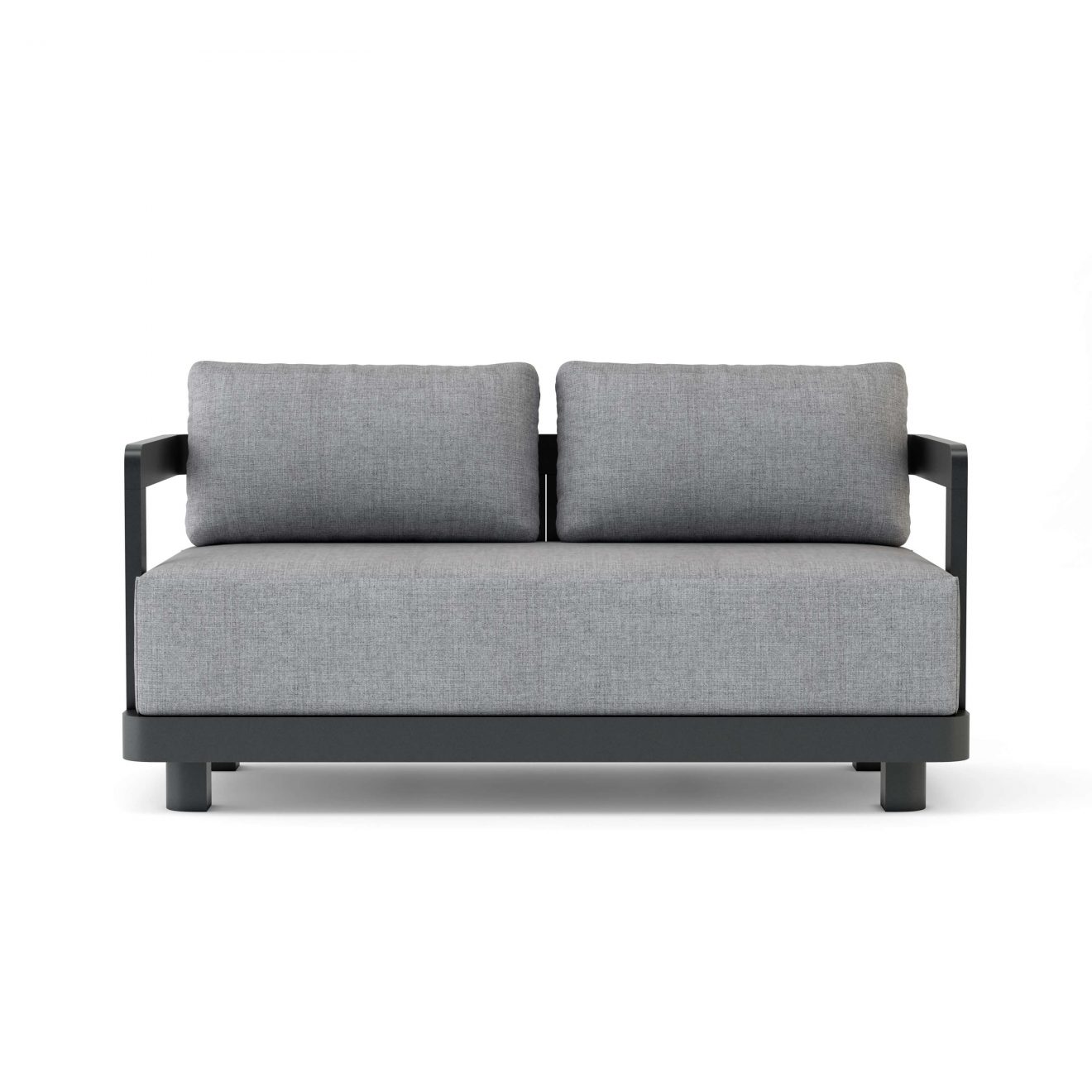 Anderson Teak Granada Deep Seating Aluminum Loveseat - Luxurious Dwelling - Your Luxury Home Product Experts