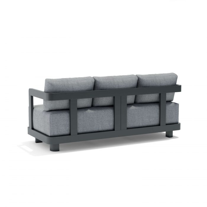 Anderson Teak Granada Deep Seating Aluminum Sofa - Image 3