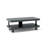 Anderson Teak Granada Aluminum Coffee Table - Luxurious Dwelling - Your Luxury Home Product Experts