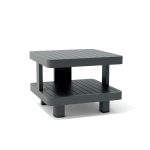 Anderson Teak Granada Aluminum Side Table - Luxurious Dwelling - Your Luxury Home Product Experts