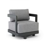 Anderson Teak Granada Deep Seating Aluminum Swivel Armchair - Luxurious Dwelling - Your Luxury Home Product Experts