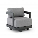 Anderson Teak SET-904-AL 5-pc Granada Aluminum Deep Seating - Image 4