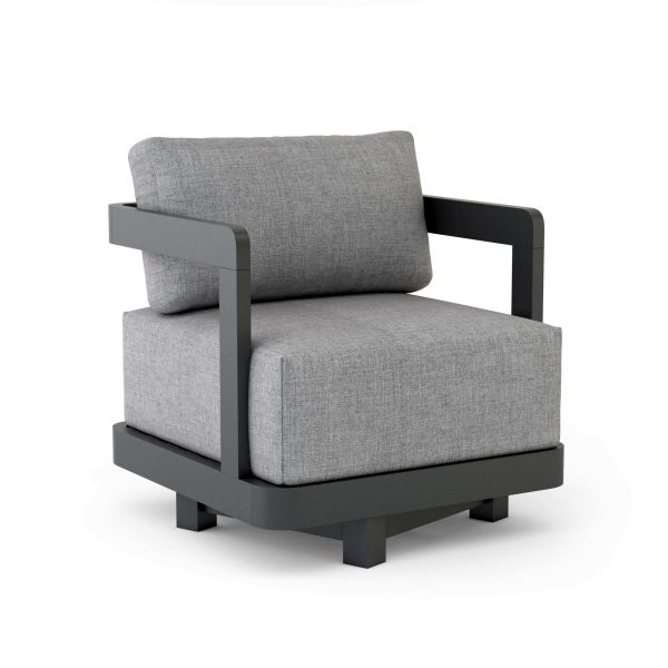 Anderson Teak SET-904-AL 5-pc Granada Aluminum Deep Seating - Image 4