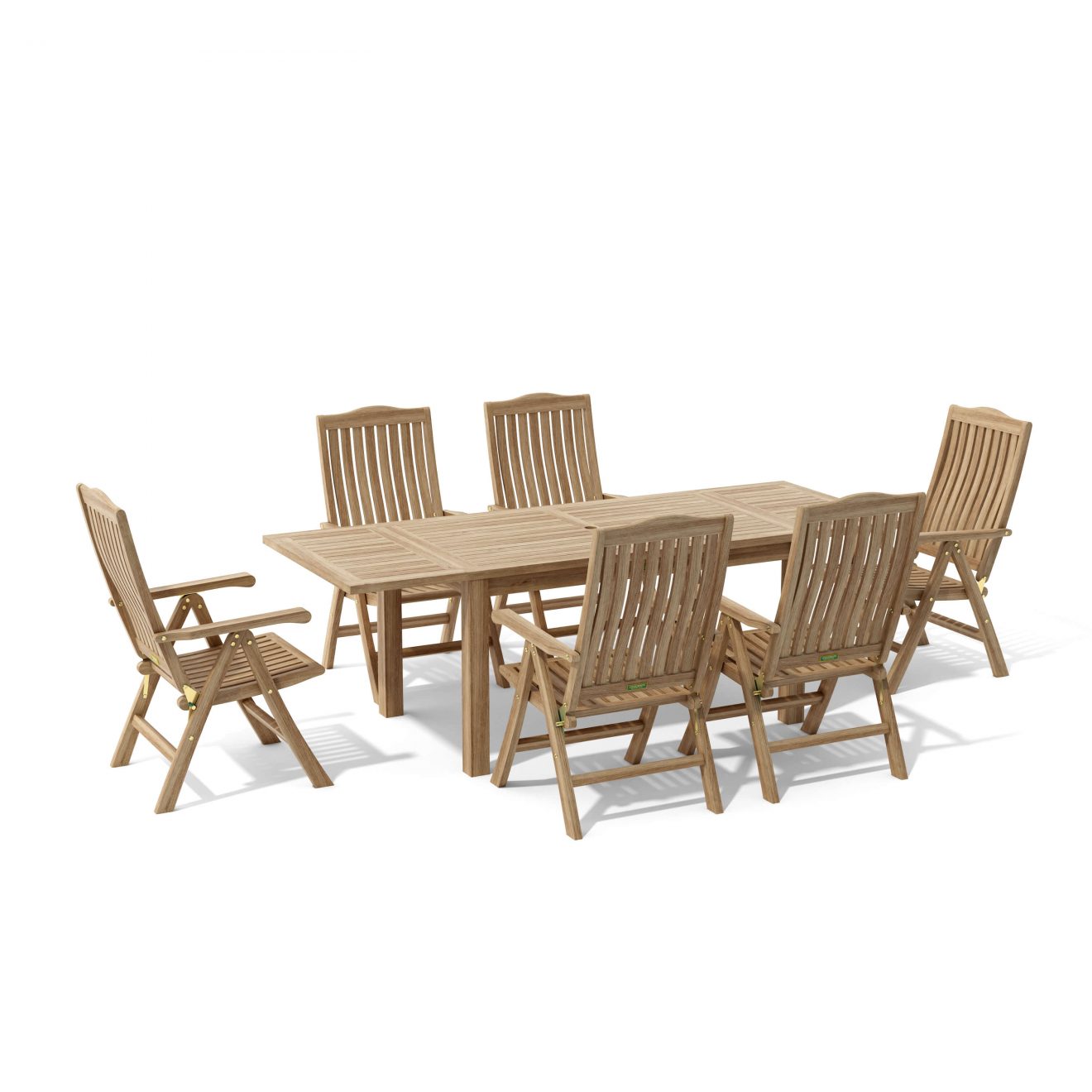 Anderson Teak Bahama Katana 7-Pieces Dining Set - Luxurious Dwelling - Your Luxury Home Product Experts