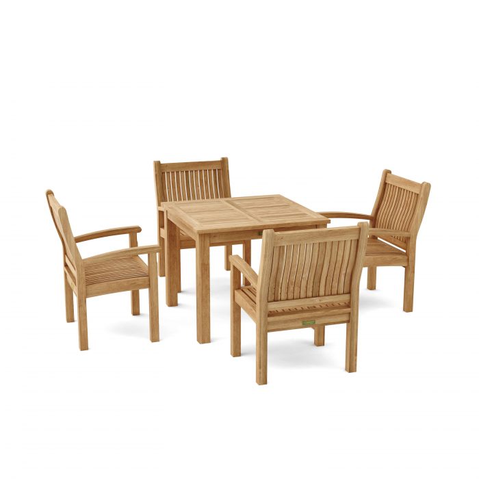 Anderson Teak Bahama Sahara 5-Pieces Bistro Table - Image 2