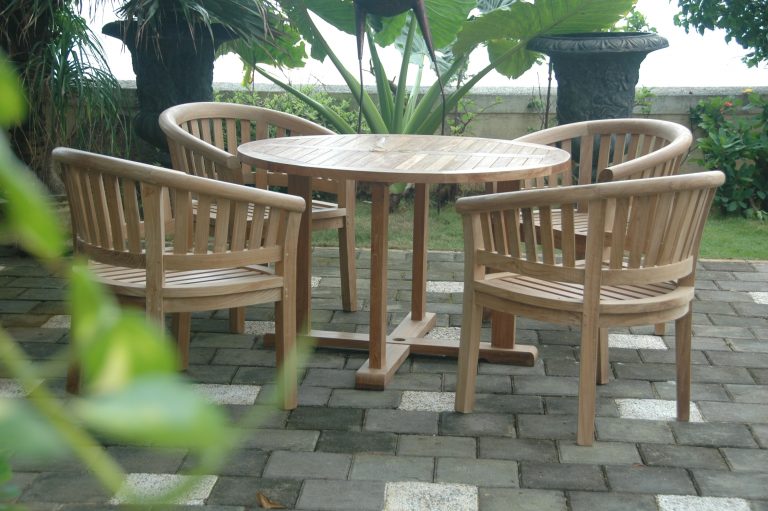 Anderson Teak Tosca 5-Pieces Dining Table Set - Image 2