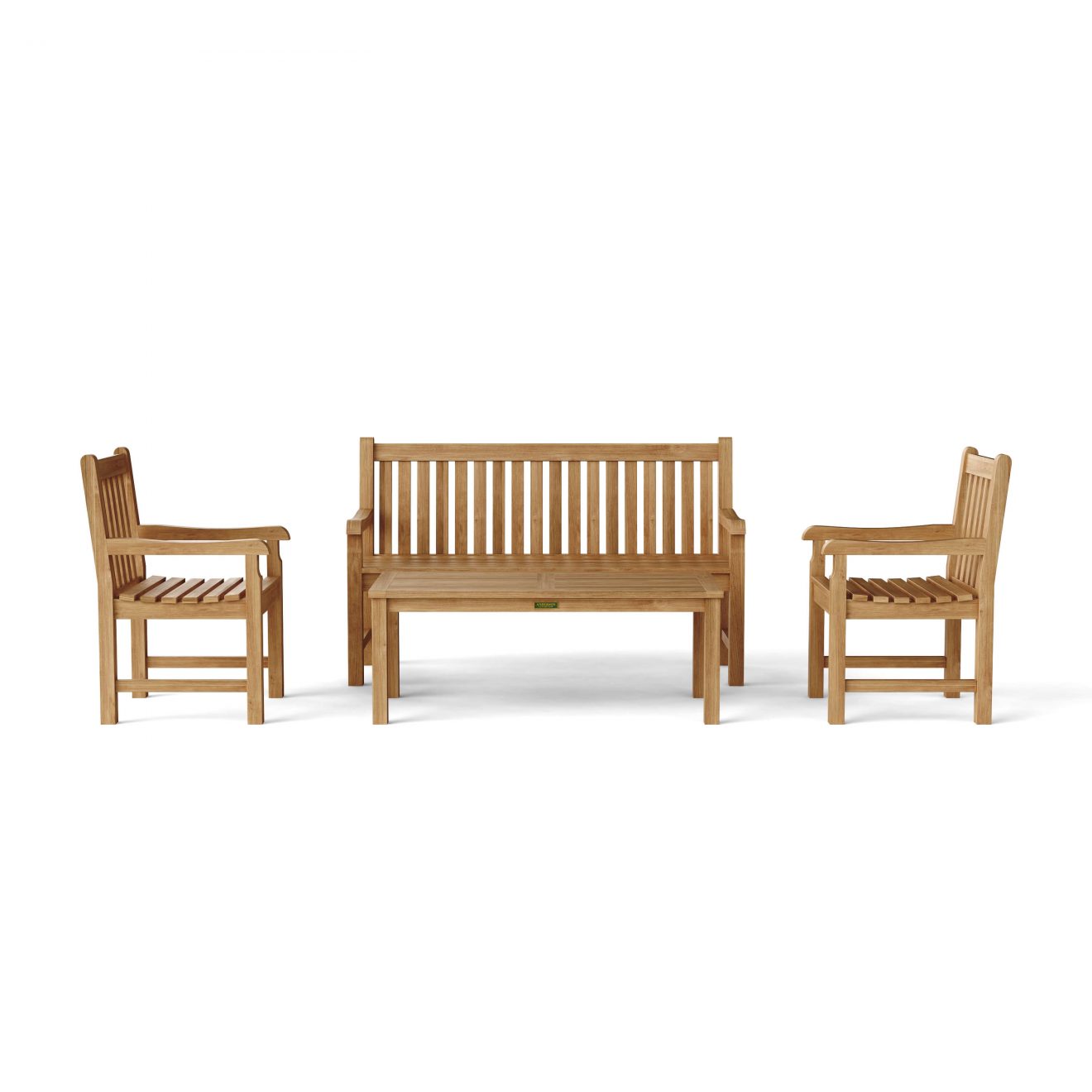 Anderson Teak Classic 3-Seater 4-Pieces Conversation Set - Luxurious Dwelling - Your Luxury Home Product Experts