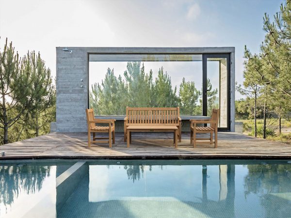Anderson Teak Classic 3-Seater 4-Pieces Conversation Set - Image 1