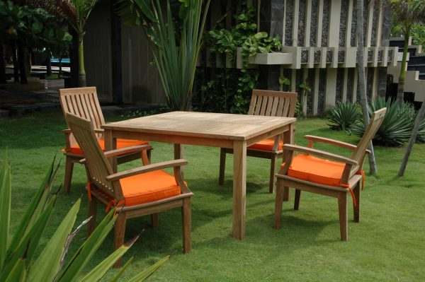 Anderson Teak Windsor Brianna 5-Pieces Dining Table Set - Image 1