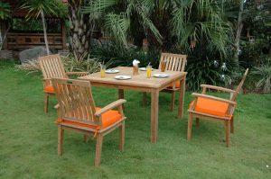 Anderson Teak Windsor Brianna 5-Pieces Dining Table Set - Luxurious Dwelling - Your Luxury Home Product Experts