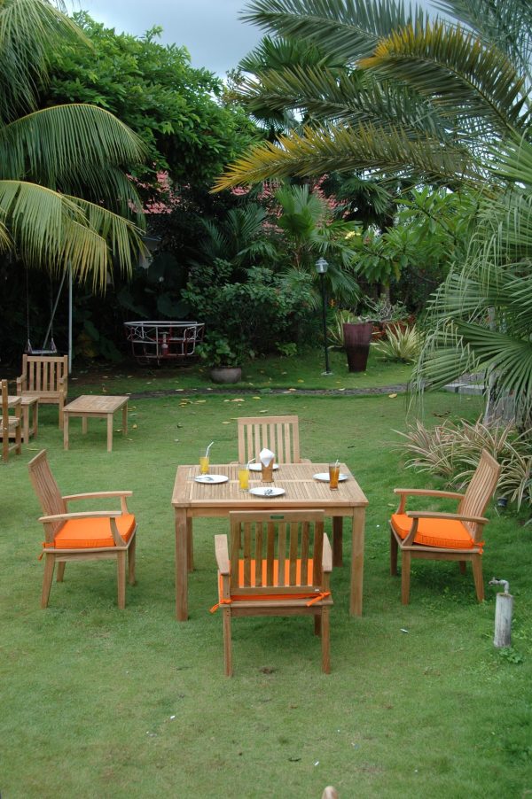 Anderson Teak Windsor Brianna 5-Pieces Dining Table Set - Image 8