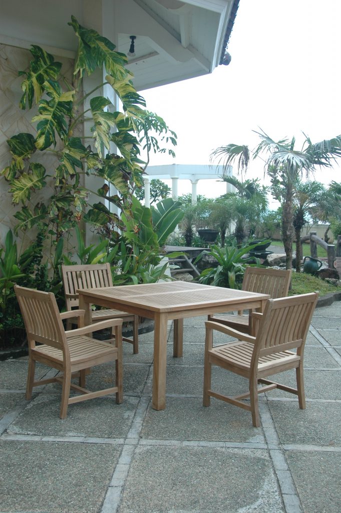 Anderson Teak Windsor Rialto Armchair 5-Pieces Dining Set - Image 2