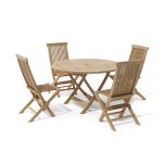 Anderson Teak Classic Bahama 5-Pieces Folding Dining Set - Luxurious Dwelling - Your Luxury Home Product Experts