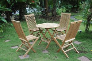 Anderson Teak Windsor Classic 5-pieces bistro set - Luxurious Dwelling - Your Luxury Home Product Experts