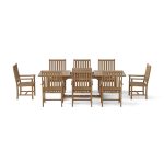 Anderson Teak Bahama Wilshire Armchair 9-Pieces Extension Dining Set - Luxurious Dwelling - Your Luxury Home Product Experts