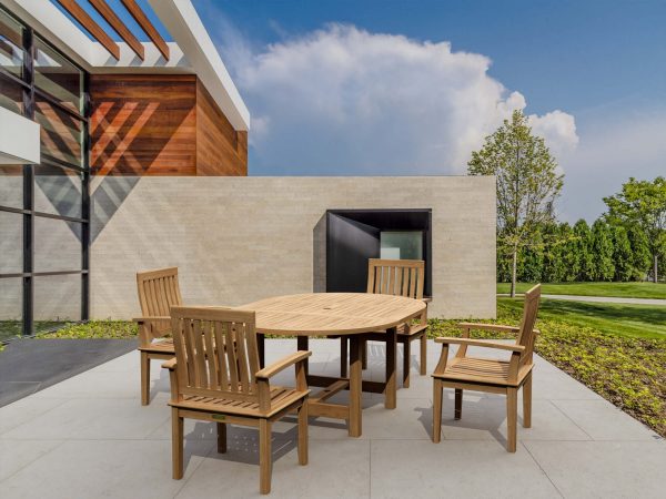 Anderson Teak Bahama Brianna 5-Pieces Extension Dining Set - Image 1