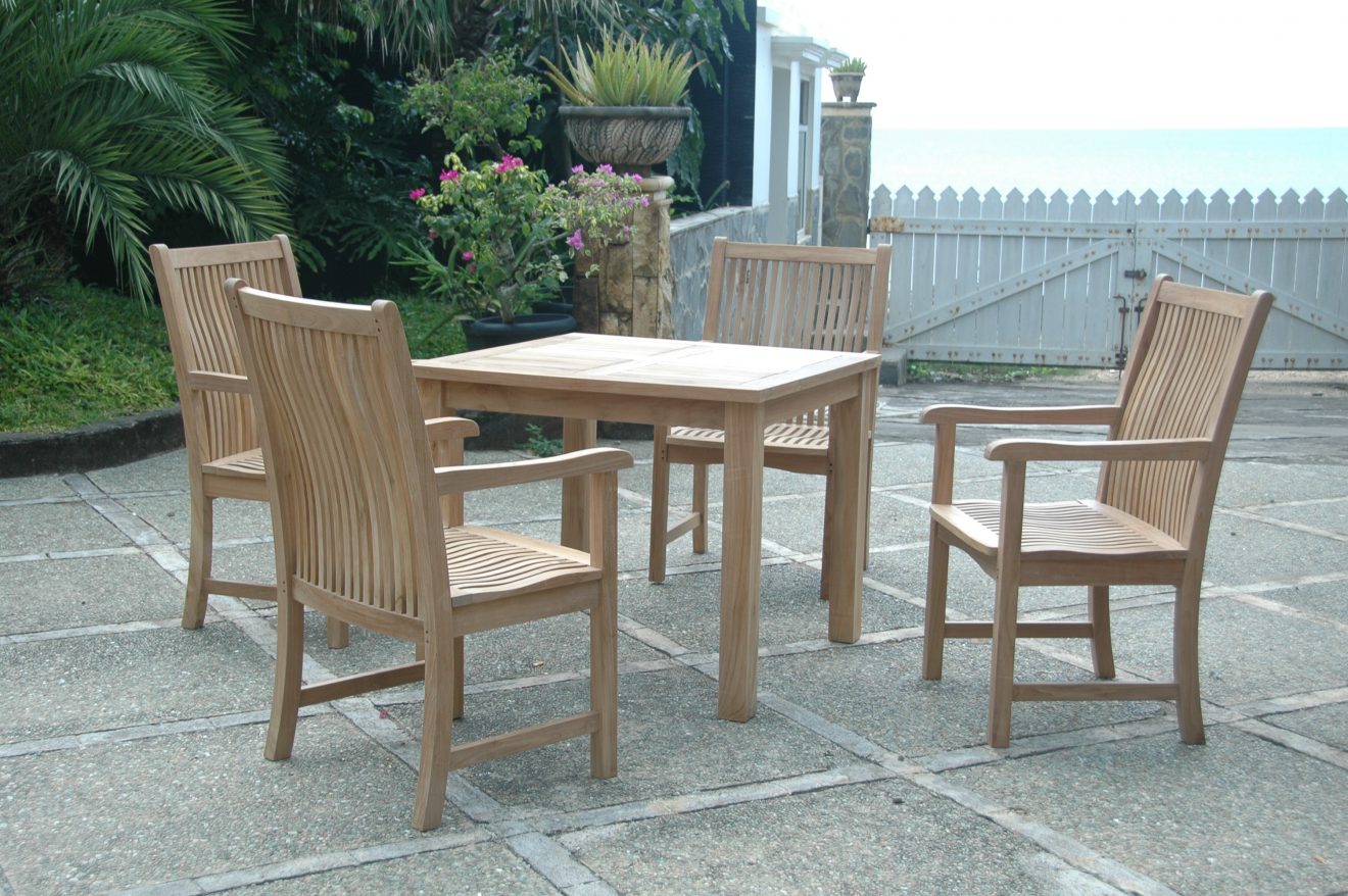 Anderson Teak Bahama Chicago 5-pieces Bistro Set - Luxurious Dwelling - Your Luxury Home Product Experts