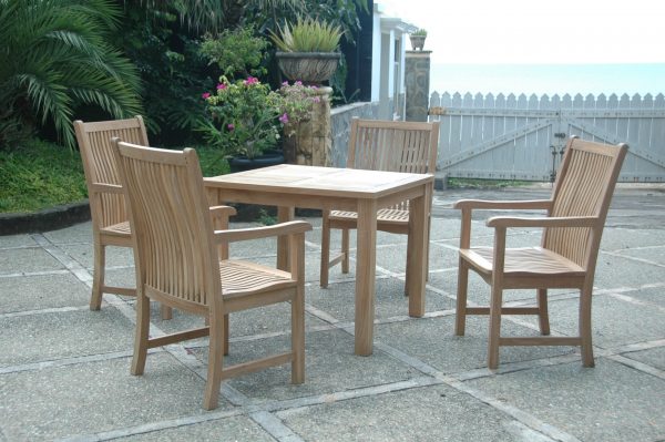 Anderson Teak Bahama Chicago 5-pieces Bistro Set - Image 1