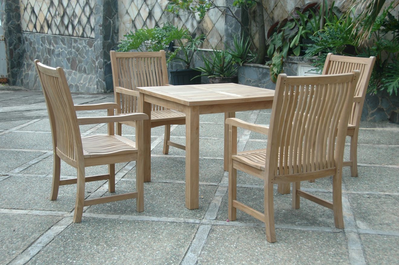 Anderson Teak Bahama Chicago 5-pieces Bistro Set - Luxurious Dwelling - Your Luxury Home Product Experts