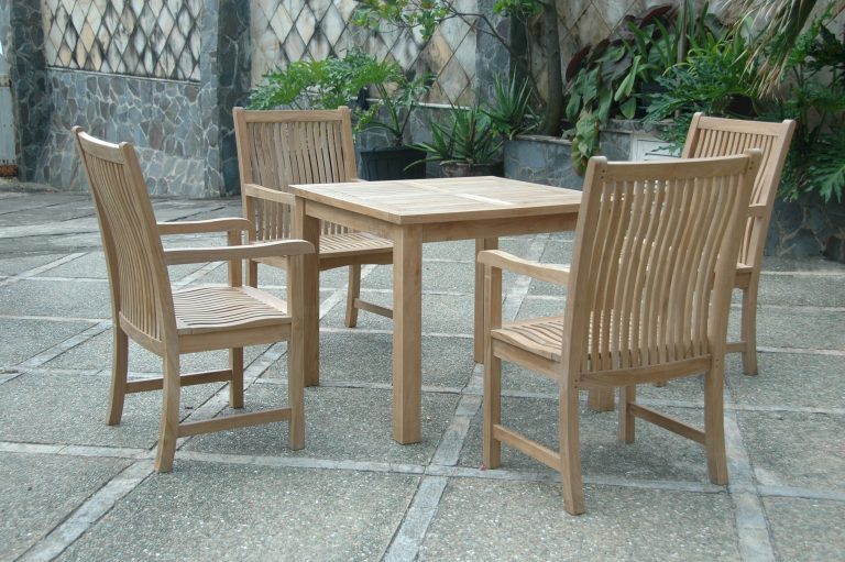Anderson Teak Bahama Chicago 5-pieces Bistro Set - Image 2