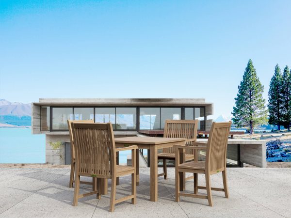 Anderson Teak Bahama Chicago 5-pieces Bistro Set - Image 3