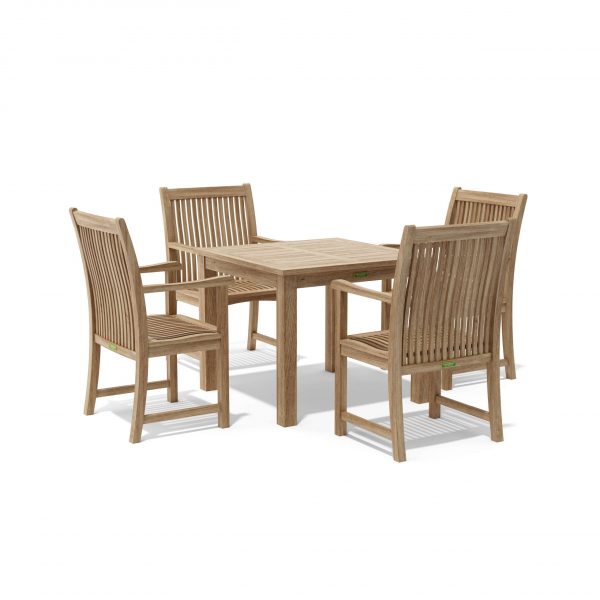 Anderson Teak Bahama Chicago 5-pieces Bistro Set - Image 4