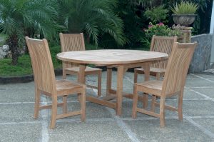 Anderson Teak Bahama Chicago 5-Pieces Dining Set - Luxurious Dwelling - Your Luxury Home Product Experts