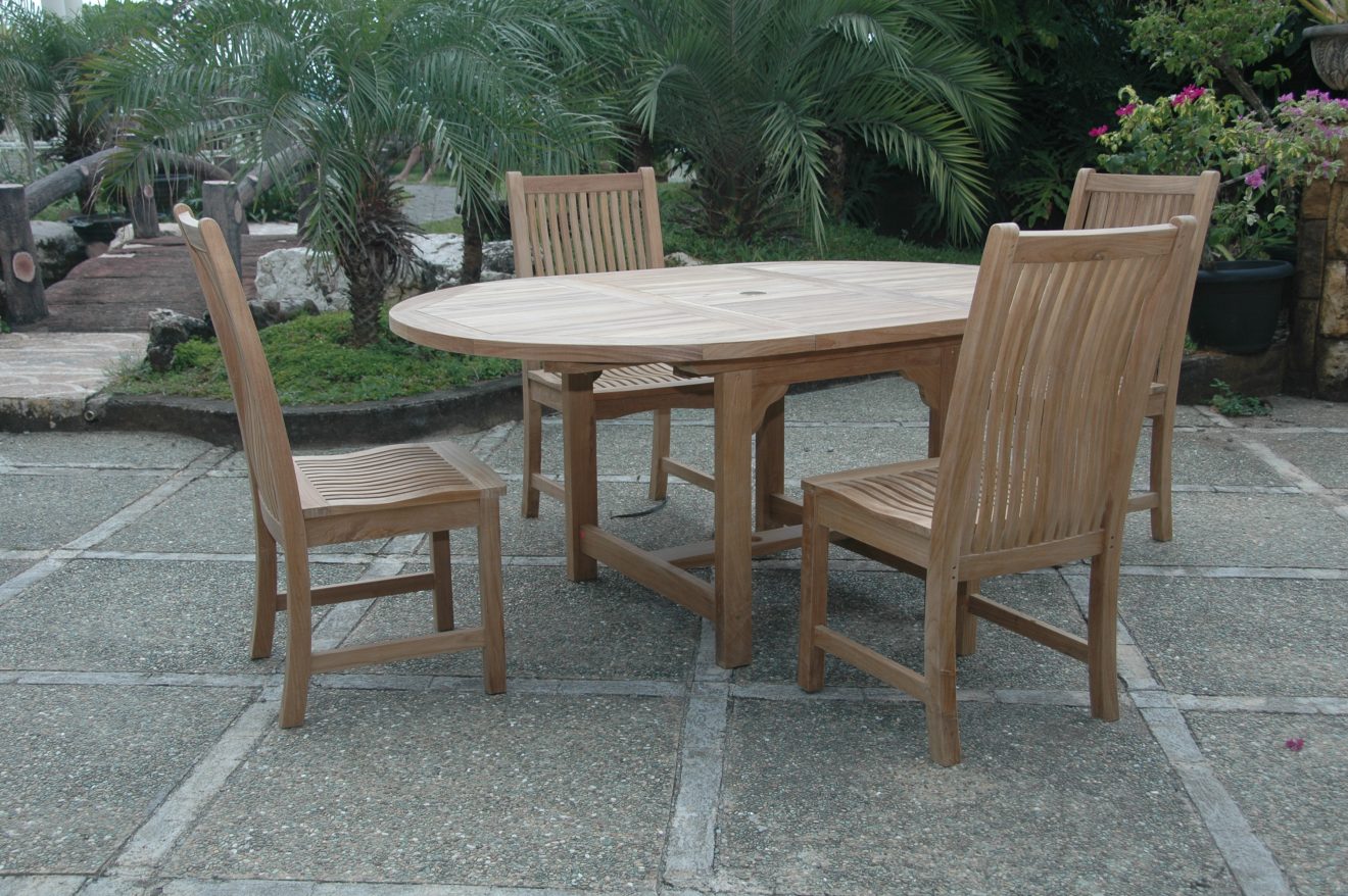 Anderson Teak Bahama Chicago 5-Pieces Dining Set - Luxurious Dwelling - Your Luxury Home Product Experts