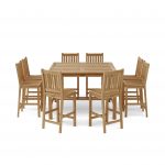 Anderson Teak Windsor Avalon 9-Pieces Square Bar Set - Image 2
