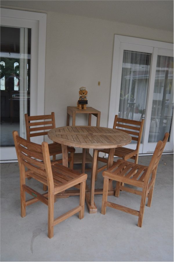 Anderson Teak Descanso Windham 5-Pieces Dining Set - Image 2