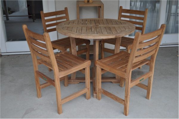 Anderson Teak Descanso Windham 5-Pieces Dining Set - Image 3