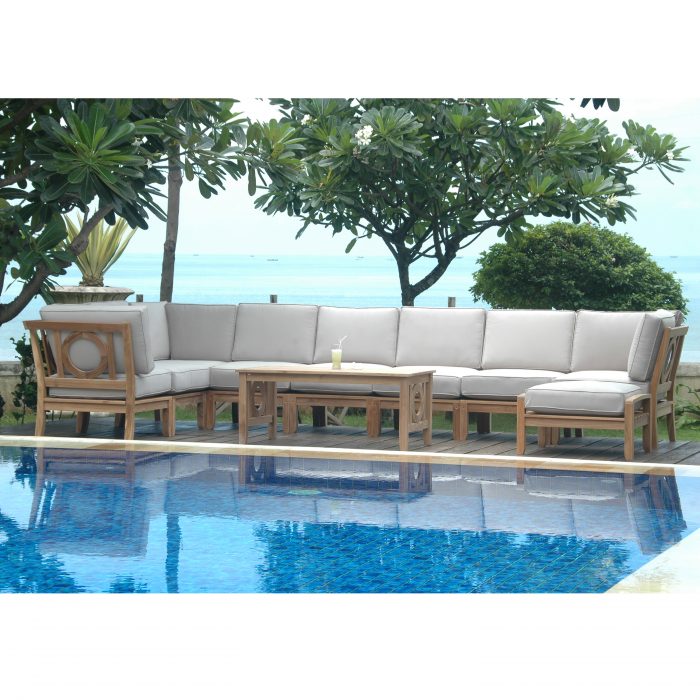 Anderson Teak Natsepa 10-Pieces Modular Set - Image 4