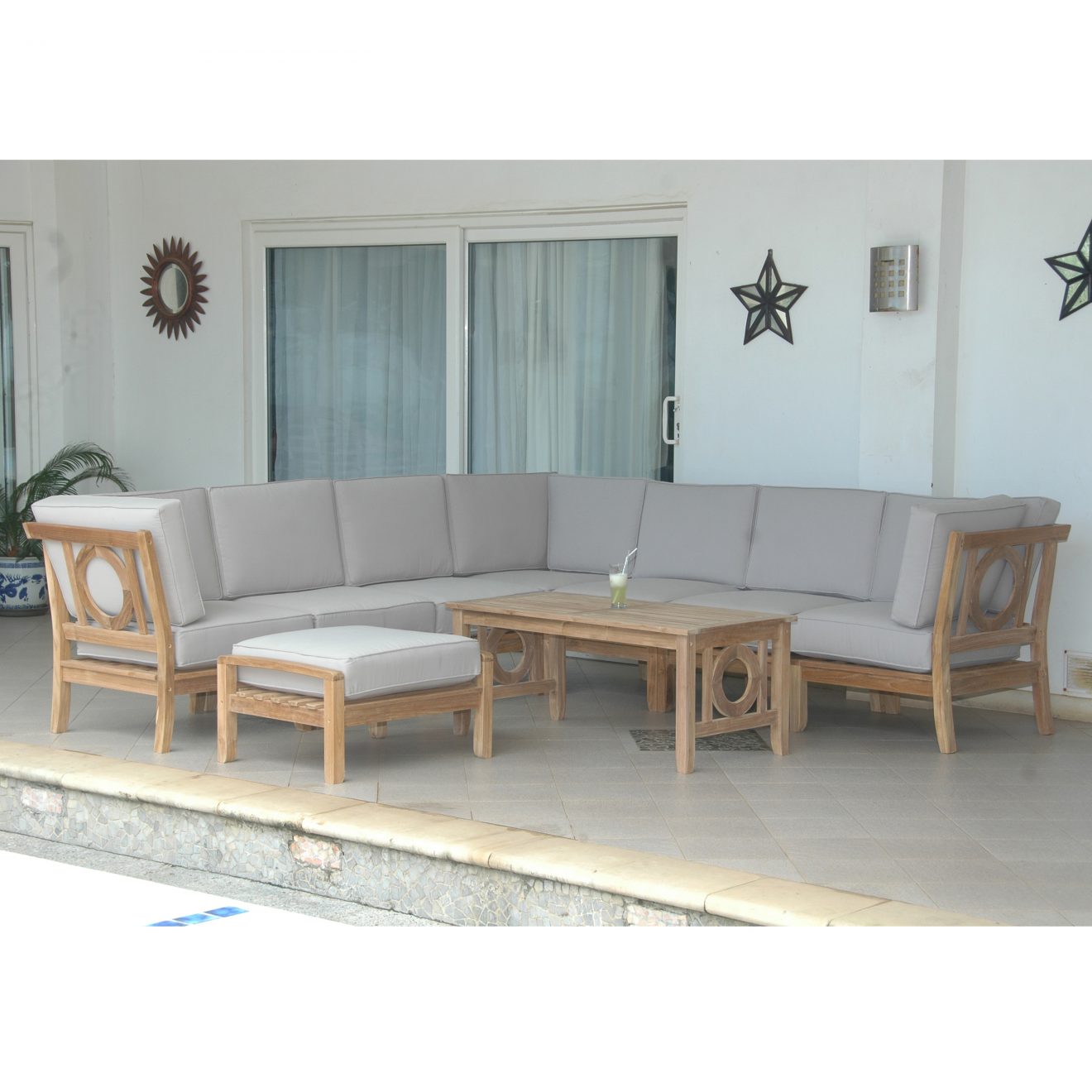 Anderson Teak Natsepa 9-Pieces Modular Set A - Luxurious Dwelling - Your Luxury Home Product Experts