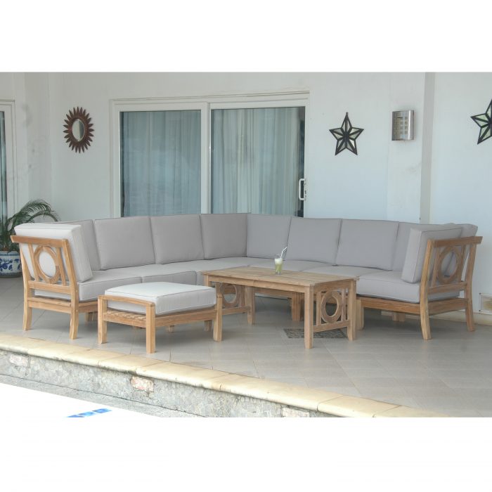 Anderson Teak Natsepa 9-Pieces Modular Set A - Image 5
