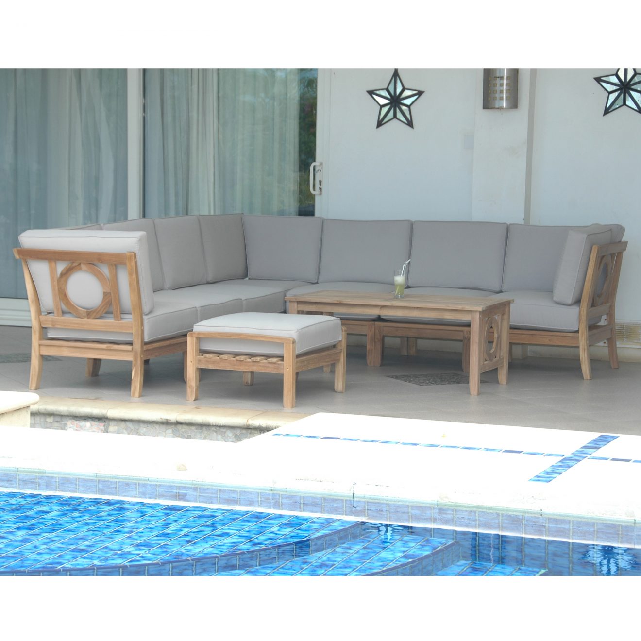 Anderson Teak Natsepa 9-Pieces Modular Set A - Luxurious Dwelling - Your Luxury Home Product Experts