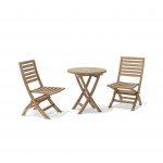 Anderson Teak Bahama Andrew 3-Pieces Bistro Set - Image 2
