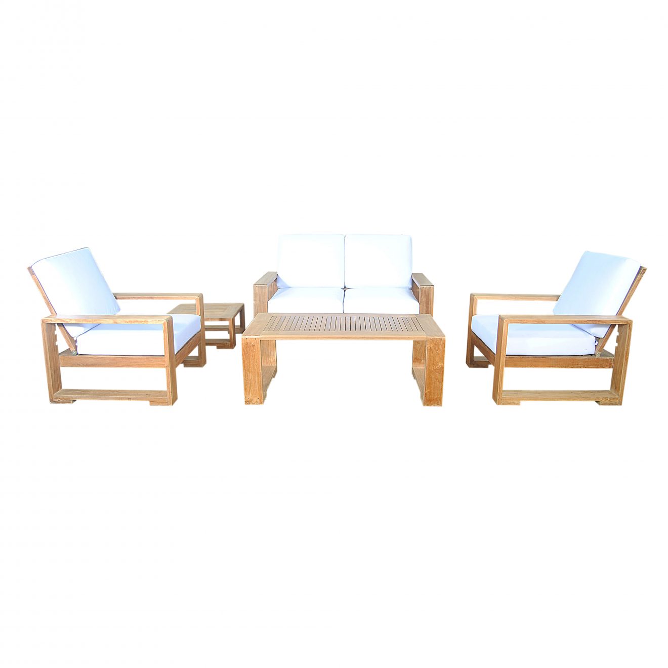 Anderson Teak Capistrano 5-Piece Deep Seating Loveseat Collection - Luxurious Dwelling - Your Luxury Home Product Experts