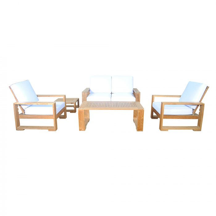 Anderson Teak Capistrano 5-Piece Deep Seating Loveseat Collection - Image 5