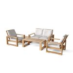 Anderson Teak Capistrano 5-Piece Deep Seating Loveseat Collection - Luxurious Dwelling - Your Luxury Home Product Experts