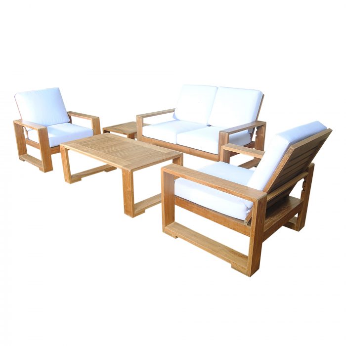 Anderson Teak Capistrano 5-Piece Deep Seating Loveseat Collection - Image 4